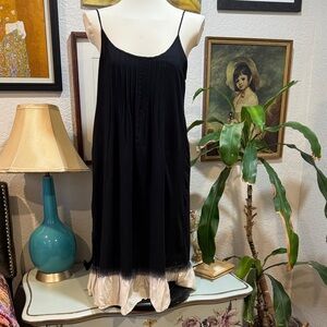 Black and White Ombré Summer Dress